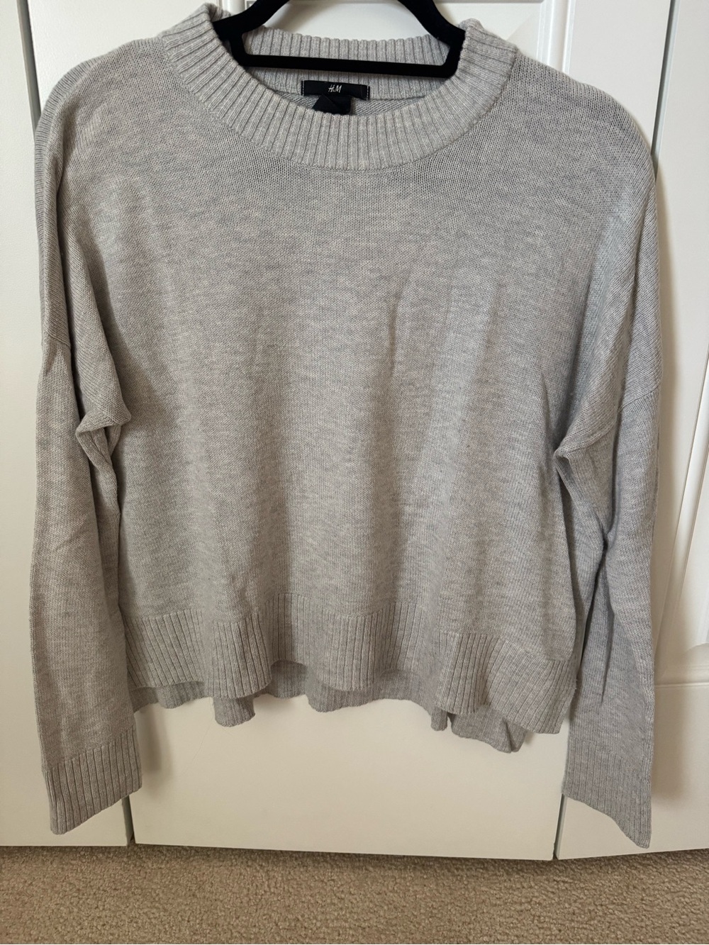 H&M Light Gray Crewneck Sweater